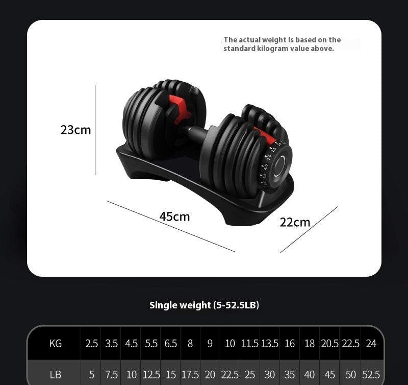 Zorvex Adjustable Dumbbell Set